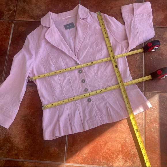 per una marks and spencer jacket vintage pink Linen/Cotton/Elastane Size:14 - Picture 11 of 14